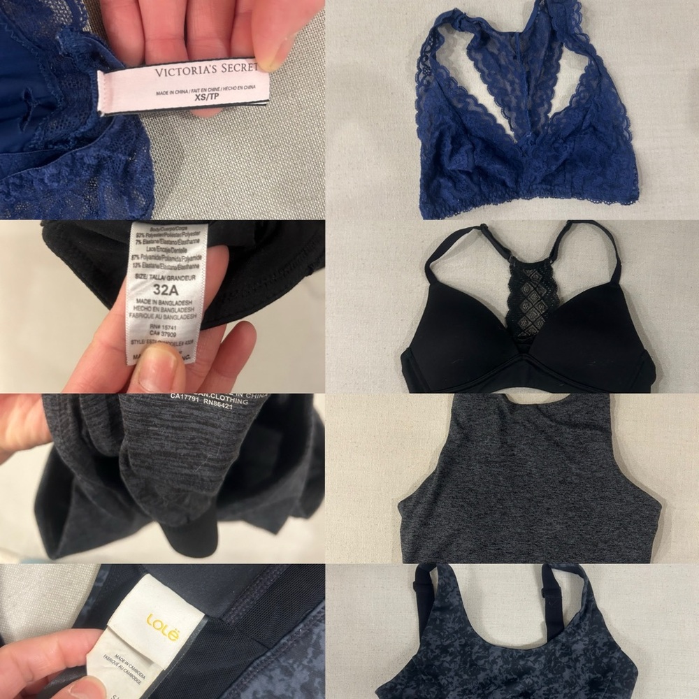 4 bras